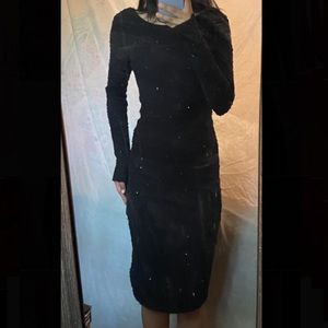 Jennifer Lopez black dress